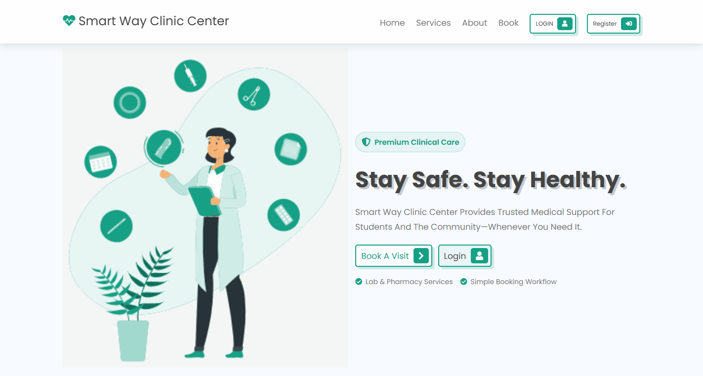 ERP-Based Clinic Management System (Laravel) poster