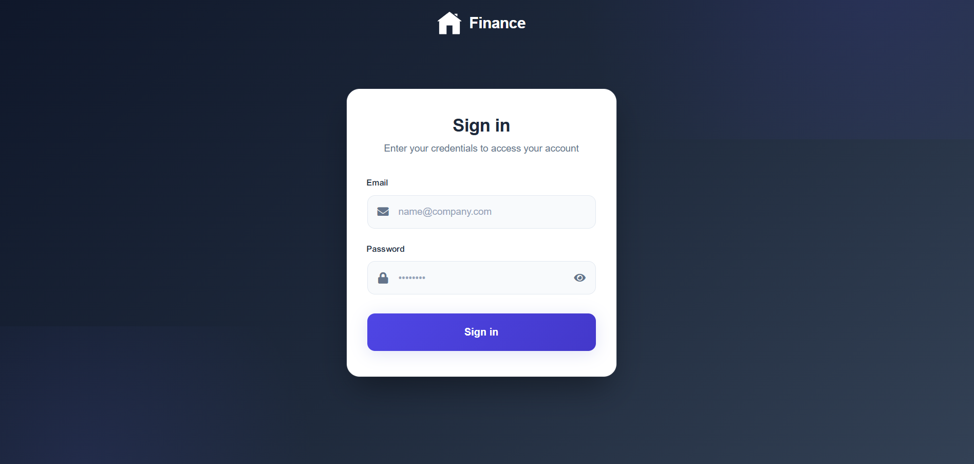 Finance Management System poster