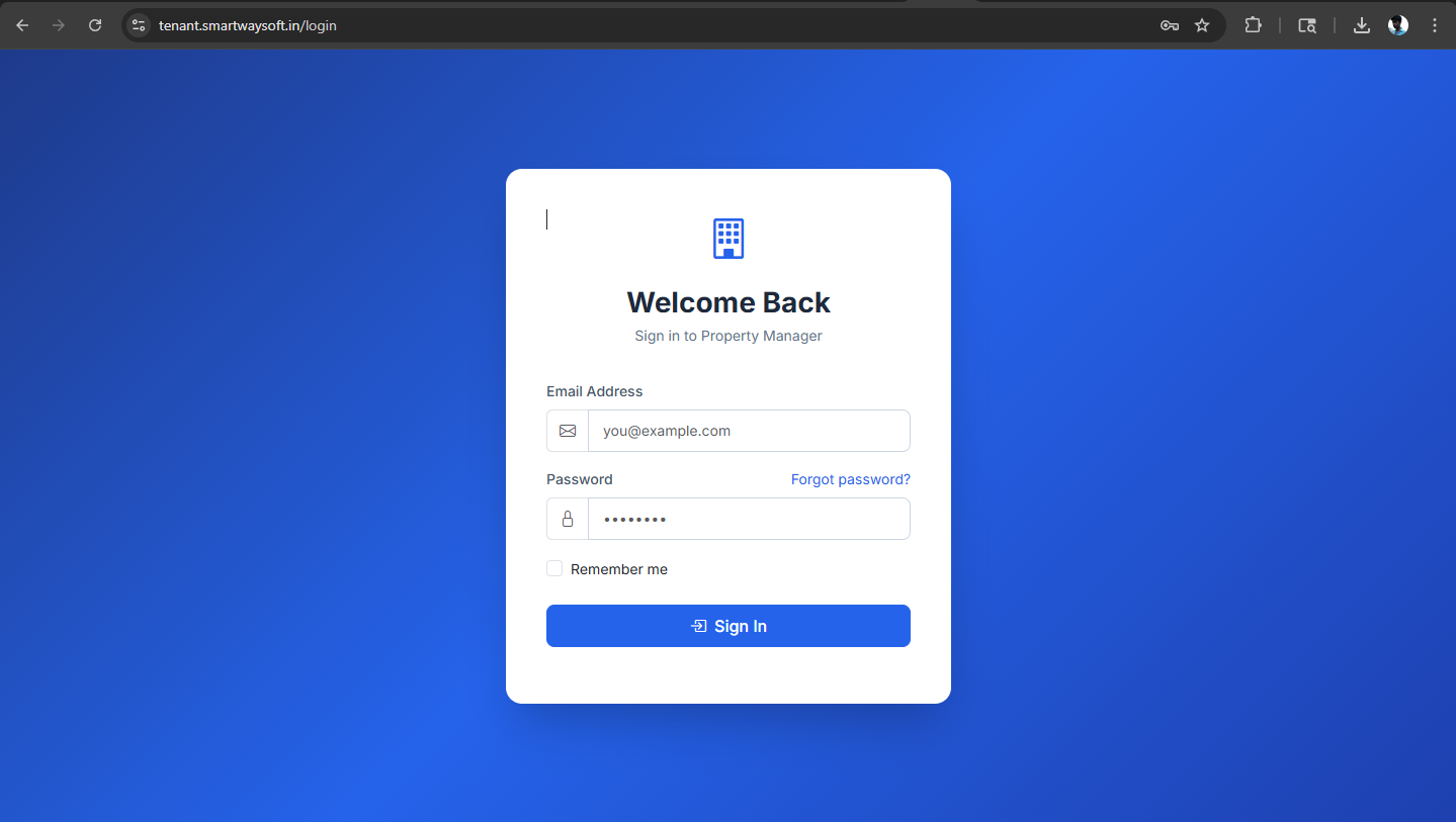 Tenant Management poster